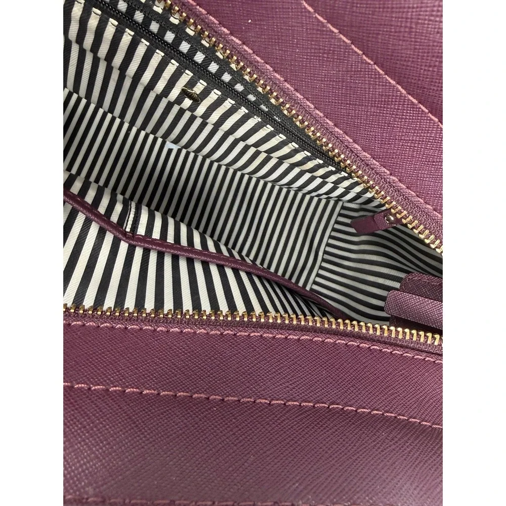 Kate Spade Cameron Street Candace Satchel Deep Purple Plum Handbag Professional
